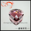 large pear shape double faceted glass gems GLPS-18X18-BV15